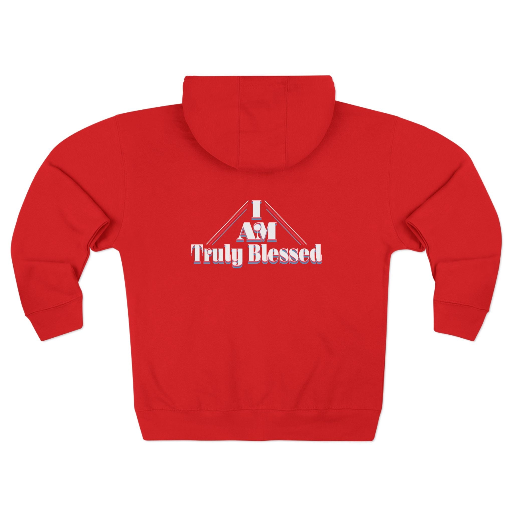 Truly Blessed Zip Hoodie β Cozy Reflective Faith Zip-Up Printify