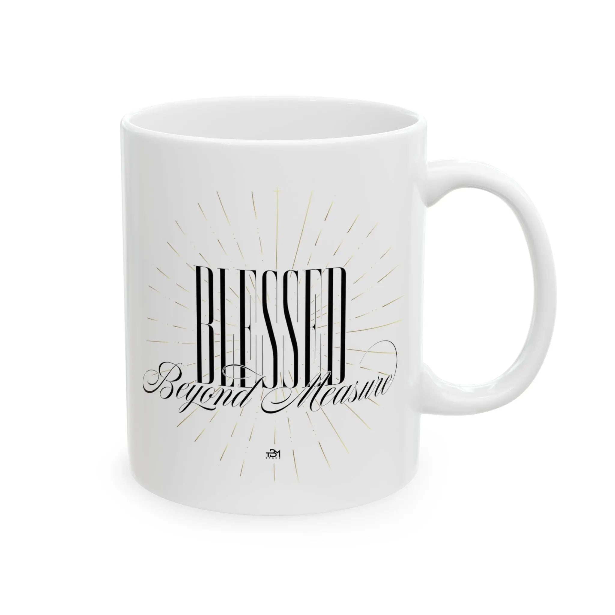 BLESSED BEYOND Ceramic Mug, (11oz, 15oz) Printify