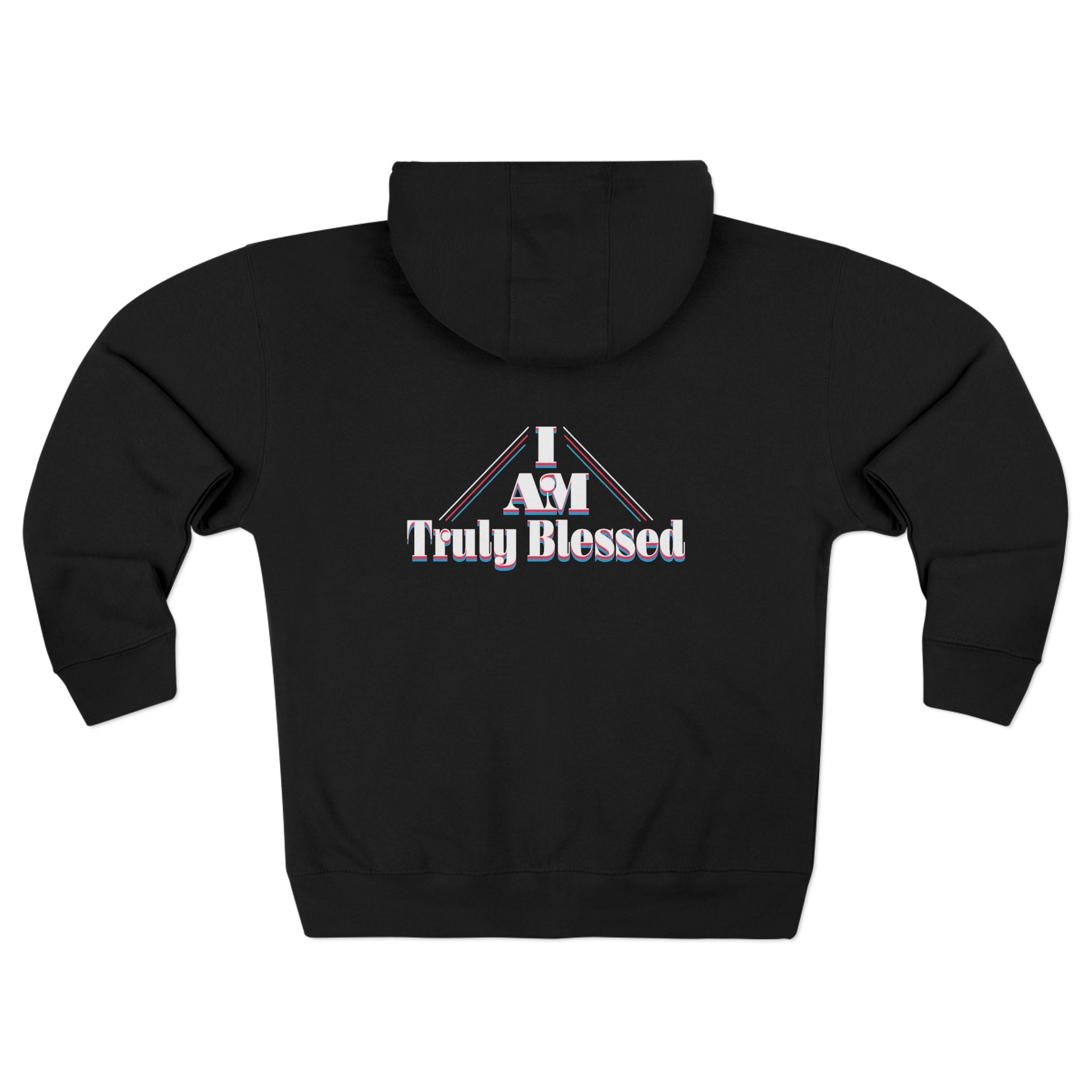 Truly Blessed Zip Hoodie β Cozy Reflective Faith Zip-Up Printify