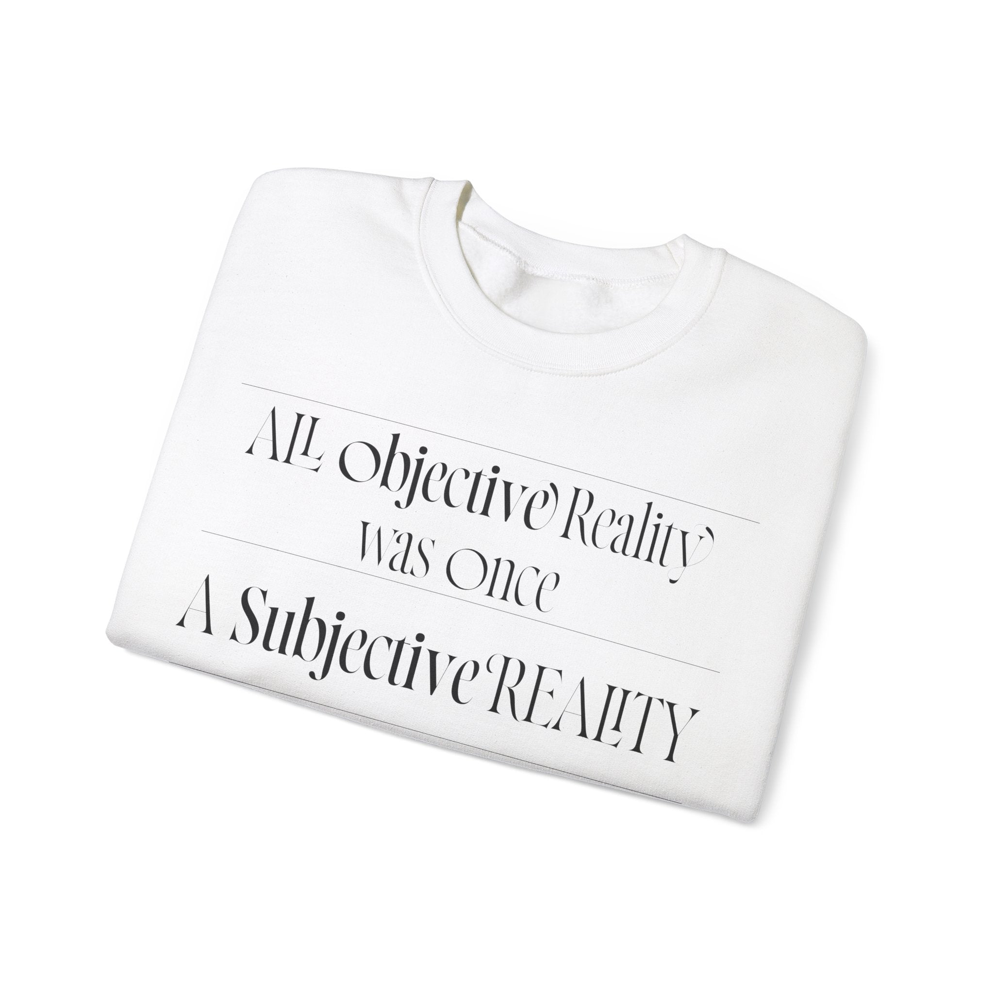 All Objective reaity Unisex Heavy Blendβ’ Crewneck Sweatshirt - TBM