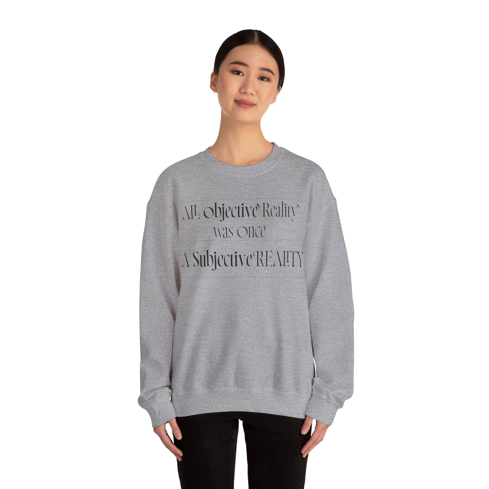 All Objective reaity Unisex Heavy Blendβ’ Crewneck Sweatshirt - TBM