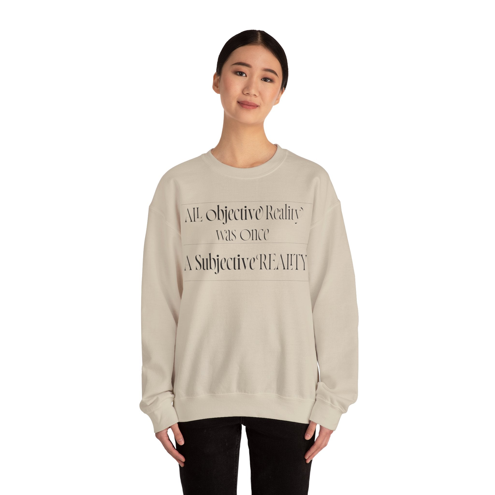 All Objective reaity Unisex Heavy Blendβ’ Crewneck Sweatshirt - TBM