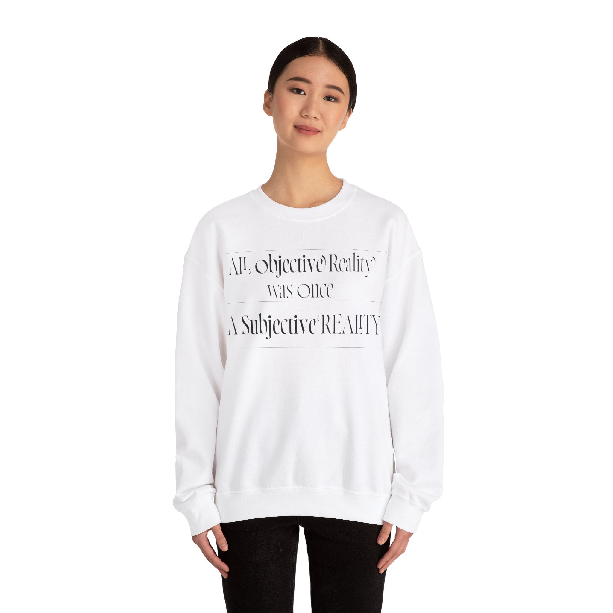 All Objective reaity Unisex Heavy Blendβ’ Crewneck Sweatshirt - TBM
