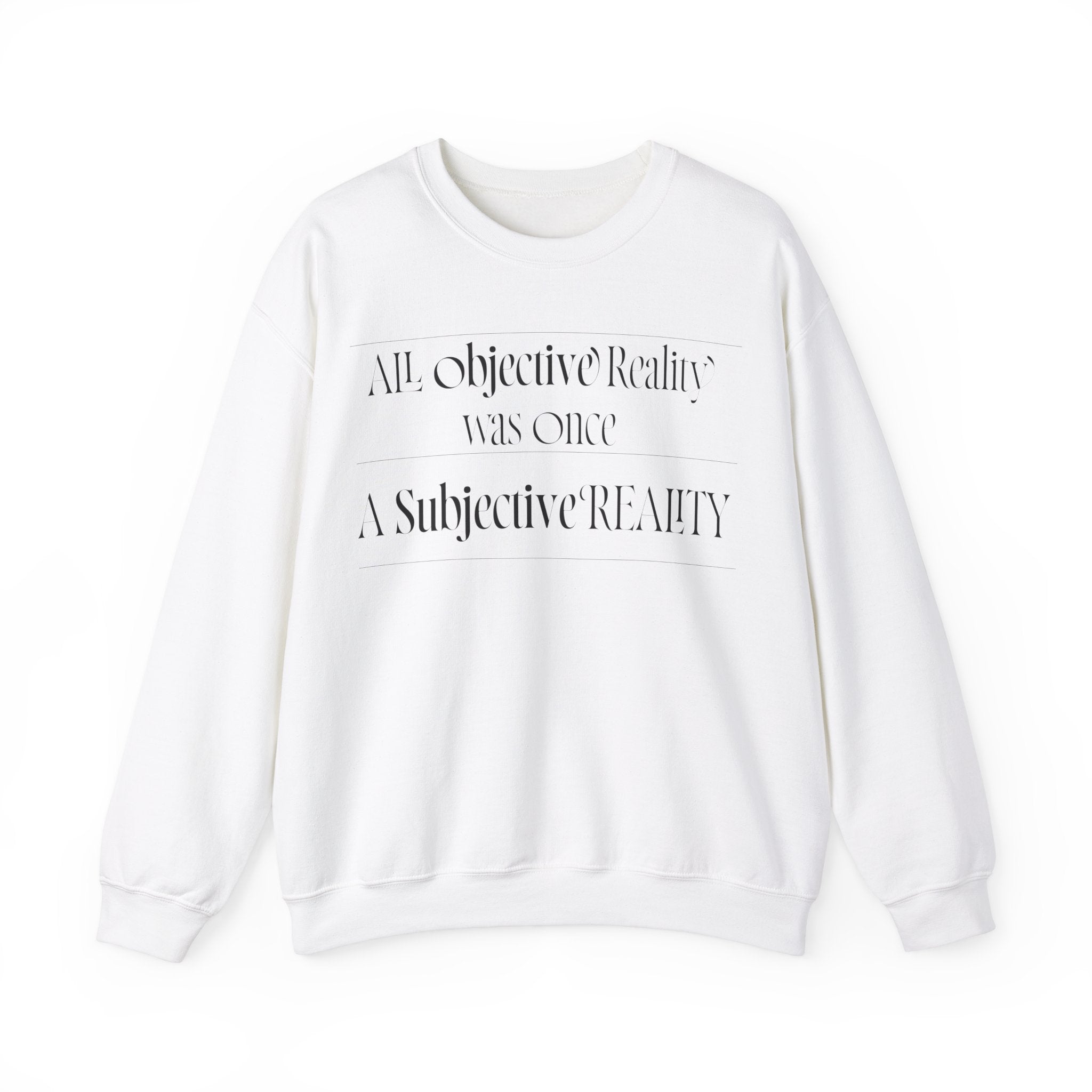 All Objective reaity Unisex Heavy Blendβ’ Crewneck Sweatshirt - TBM