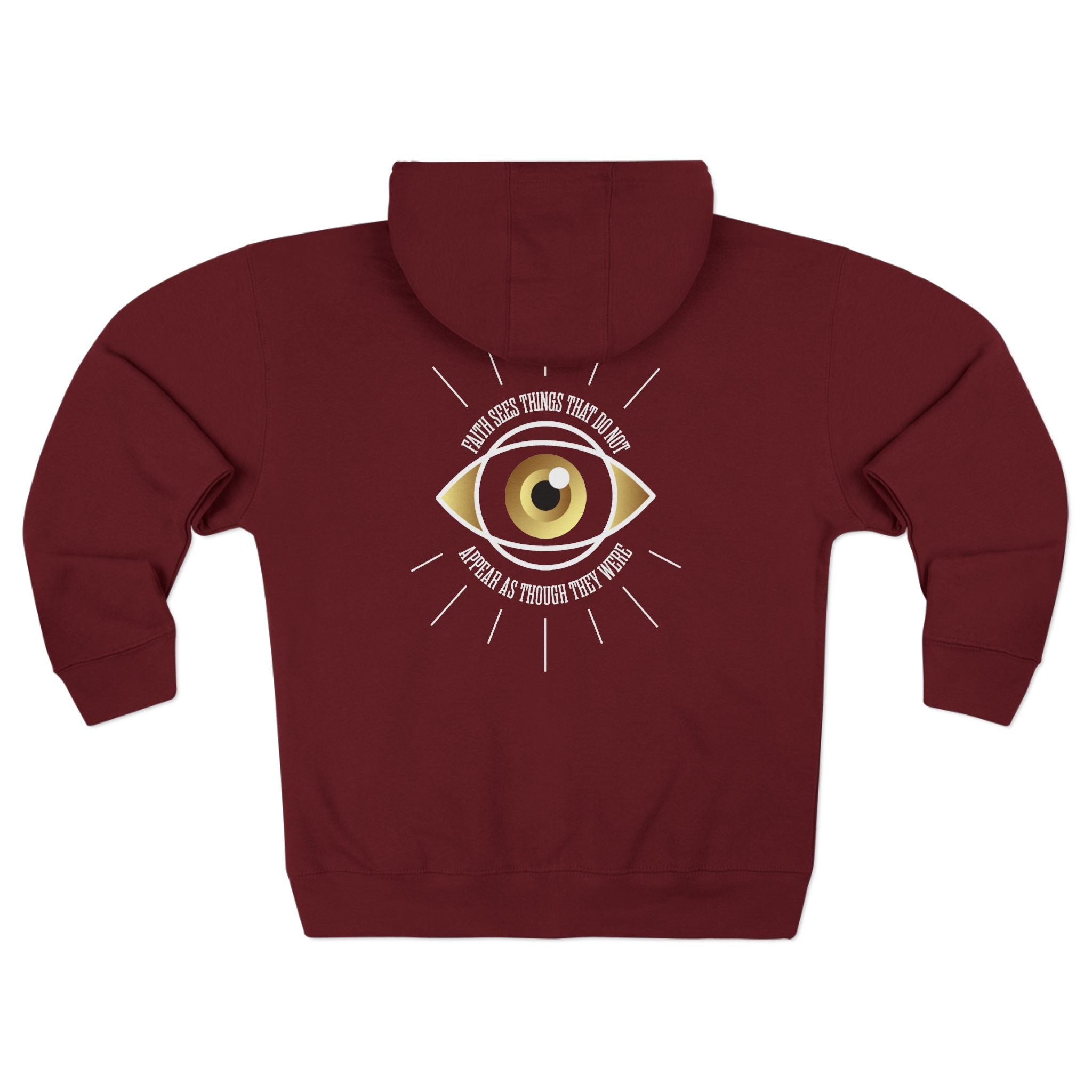 All - Seeing Eye Zip Hoodie β Mystical Gold Graphic Zip - Up - TBM