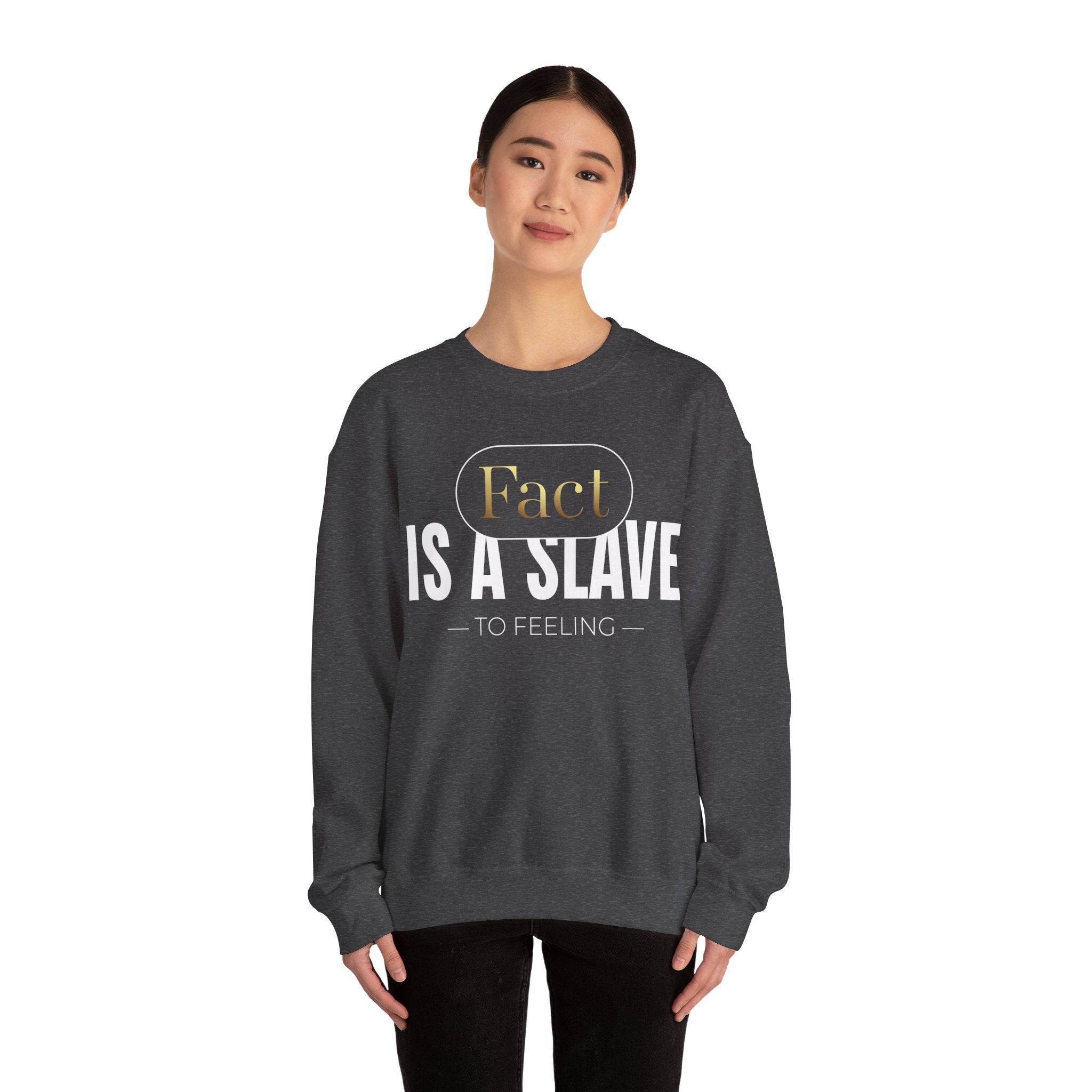 Fact Is A Slave Unisex Heavy Blendβ’ Crewneck Sweatshirt - TBM