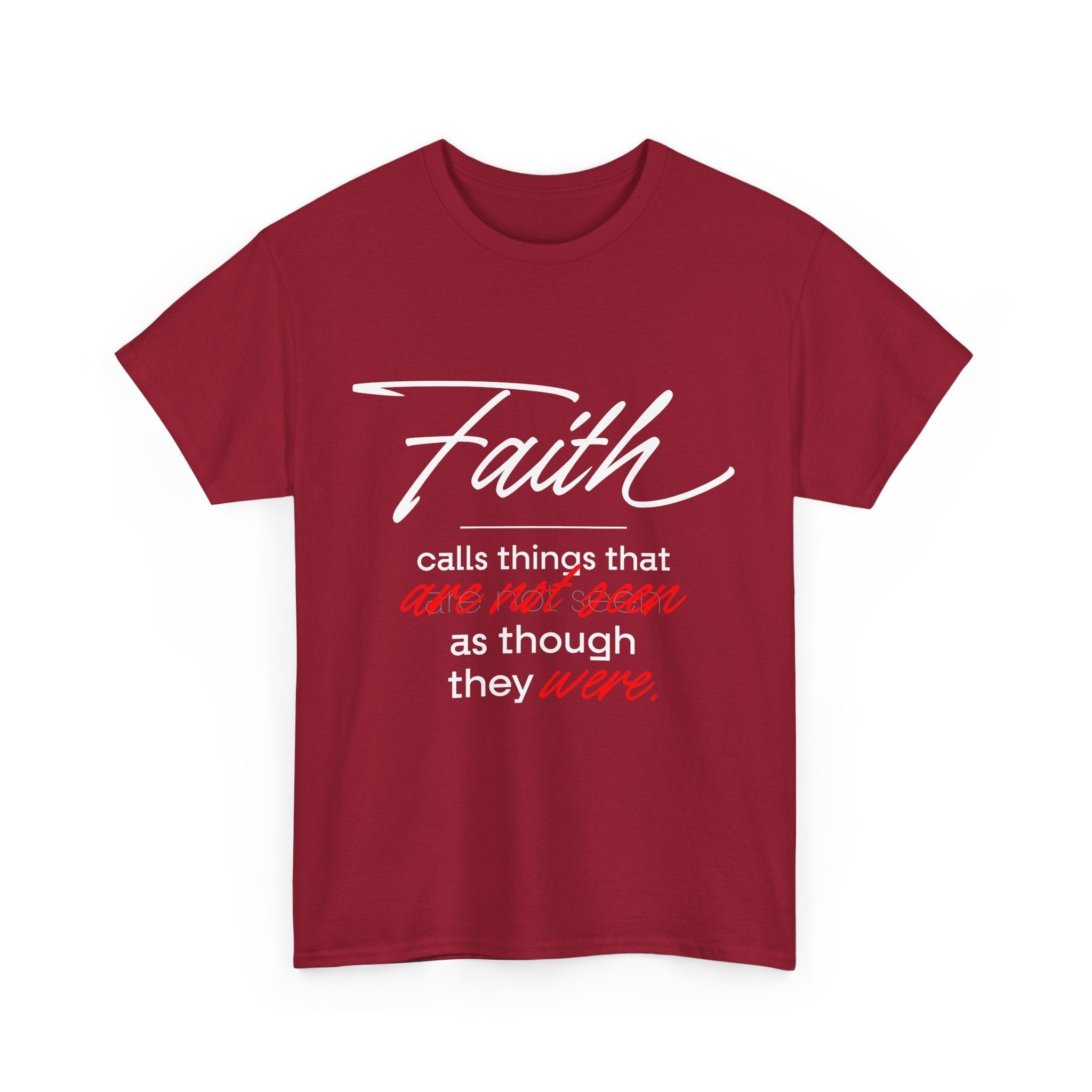 Faith Calls thing Unisex Heavy Cotton Tee - TBM