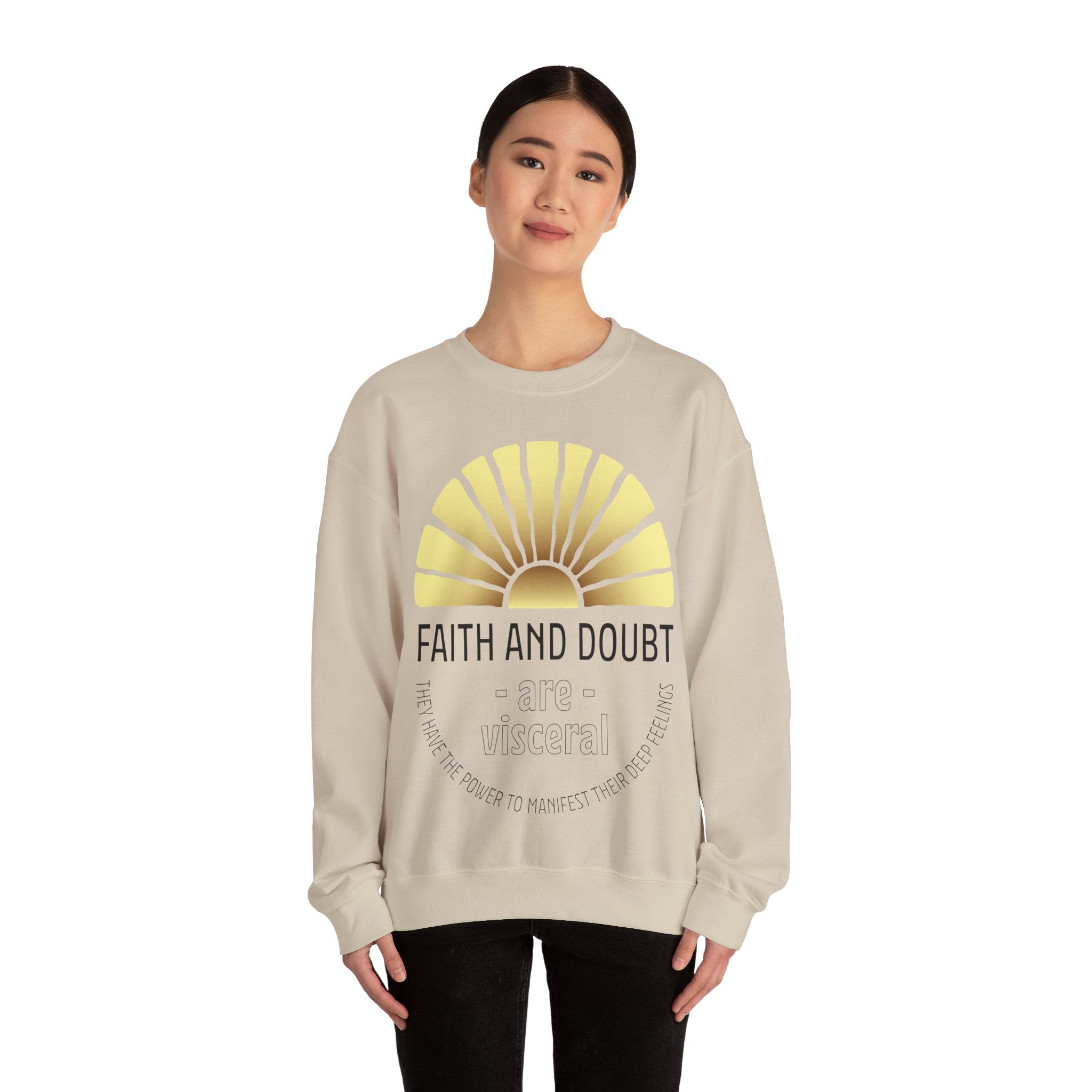 Faith & Doubt Unisex Heavy Blendβ’ Crewneck Sweatshirt - TBM
