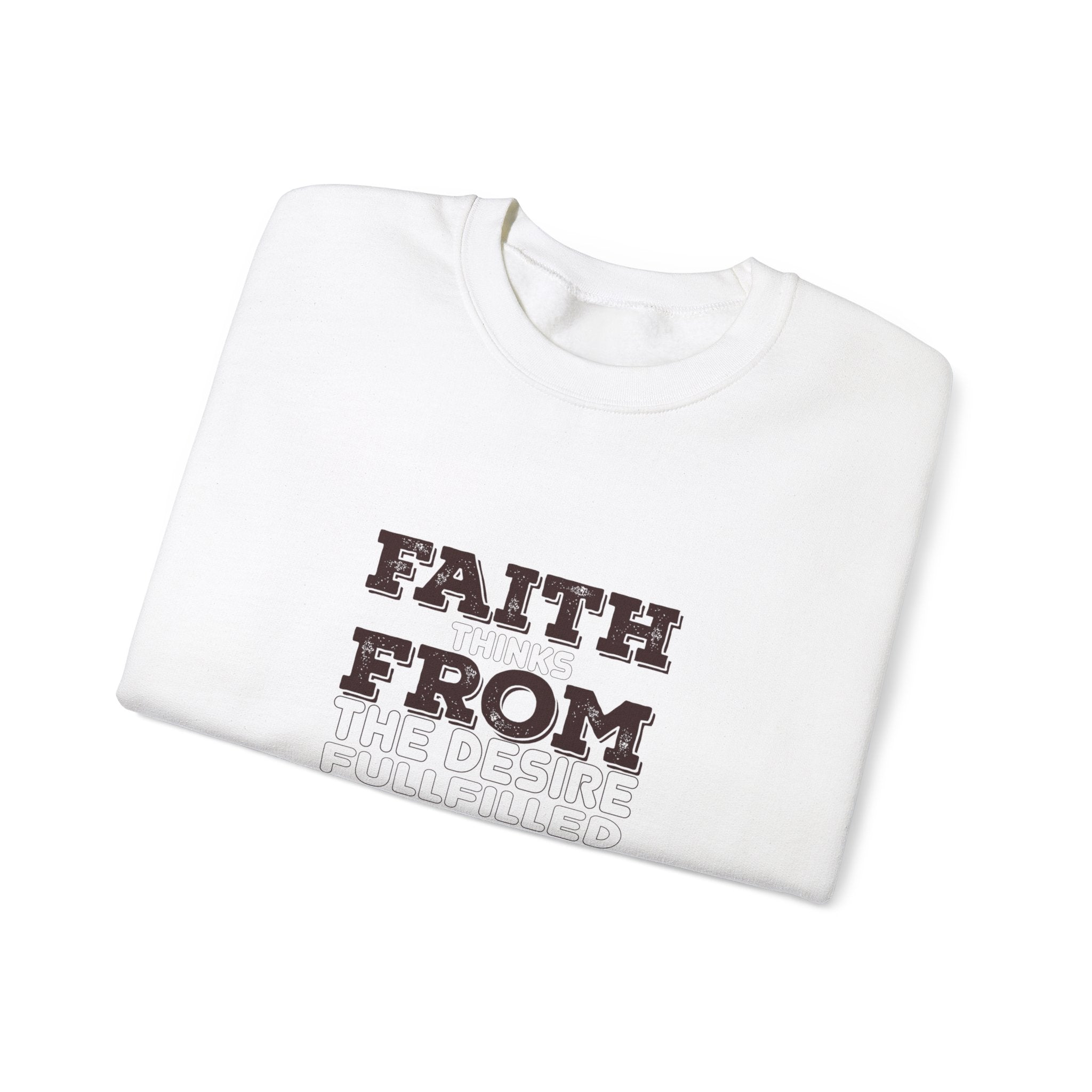 Faith From Unisex Heavy Blend™ Crewneck Sweatshirt - TBM