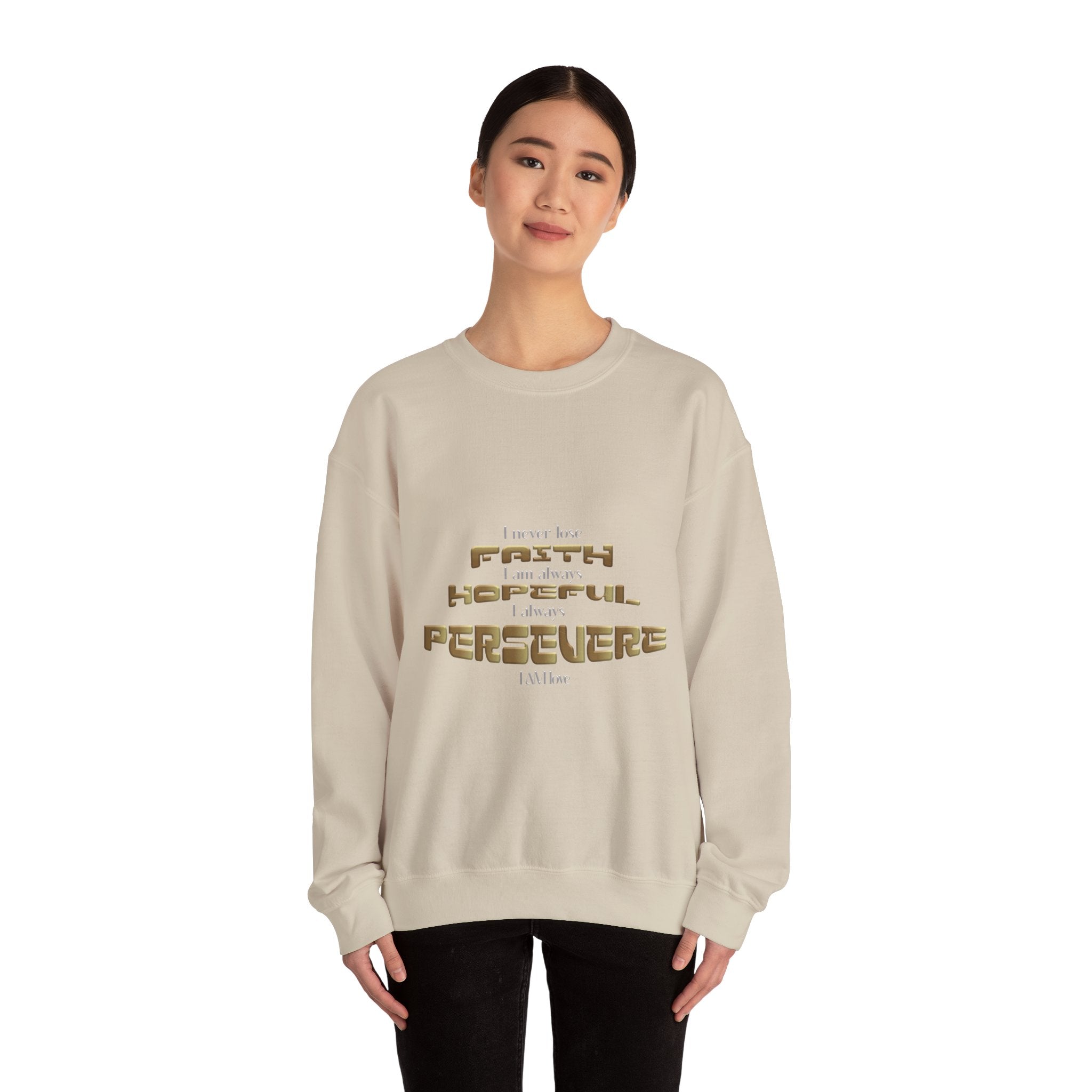 Faith Hopeful Unisex Heavy Blend™ Crewneck Sweatshirt - TBM