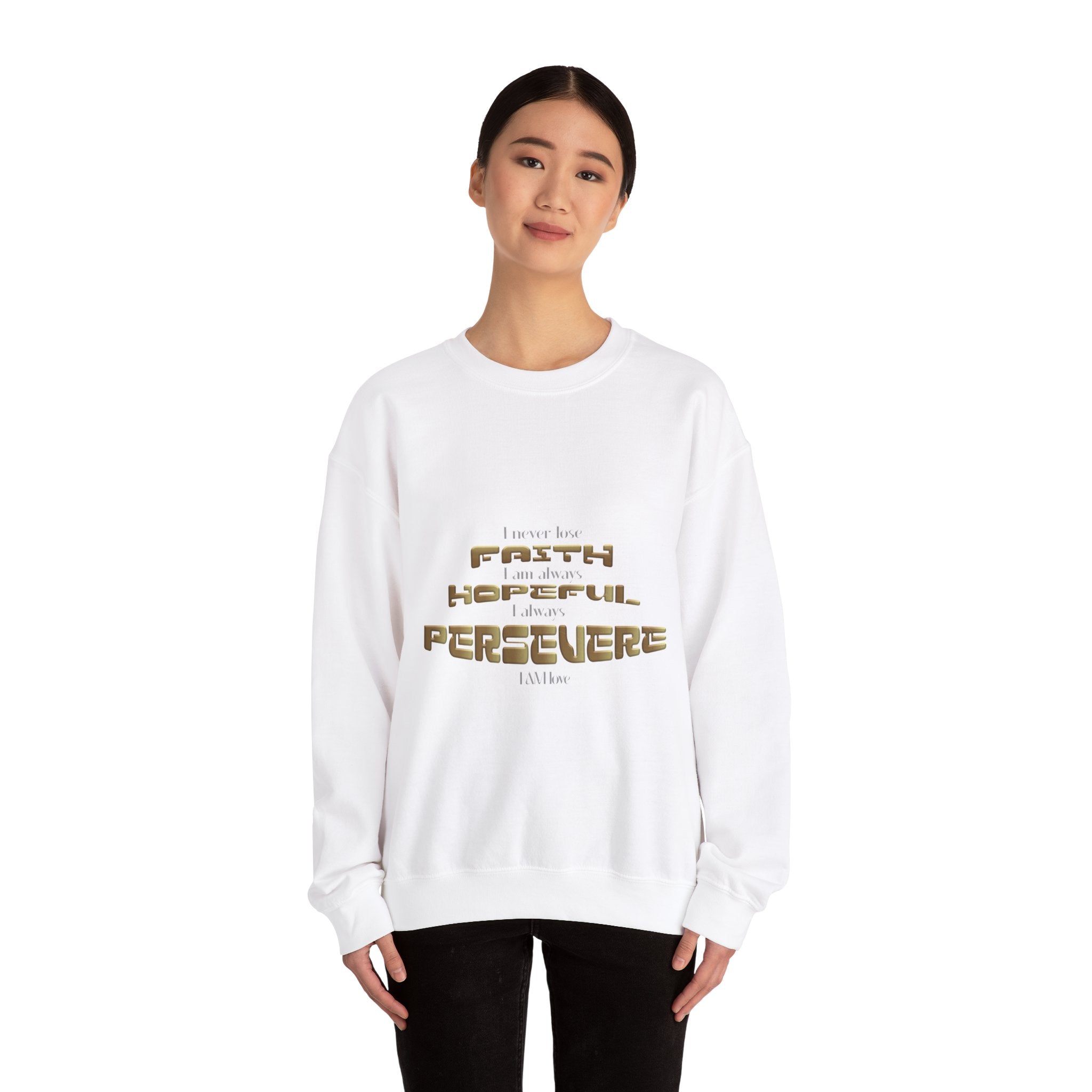 Faith Hopeful Unisex Heavy Blend™ Crewneck Sweatshirt - TBM