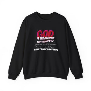 GOD is the Source Unisex Heavy Blend™ Crewneck Sweatshirt - TBM