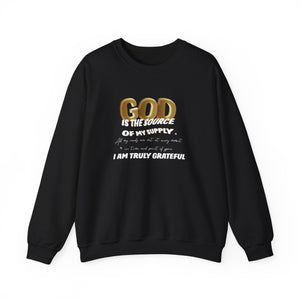 GOD is the Source Unisex Heavy Blend™ Crewneck Sweatshirt - TBM