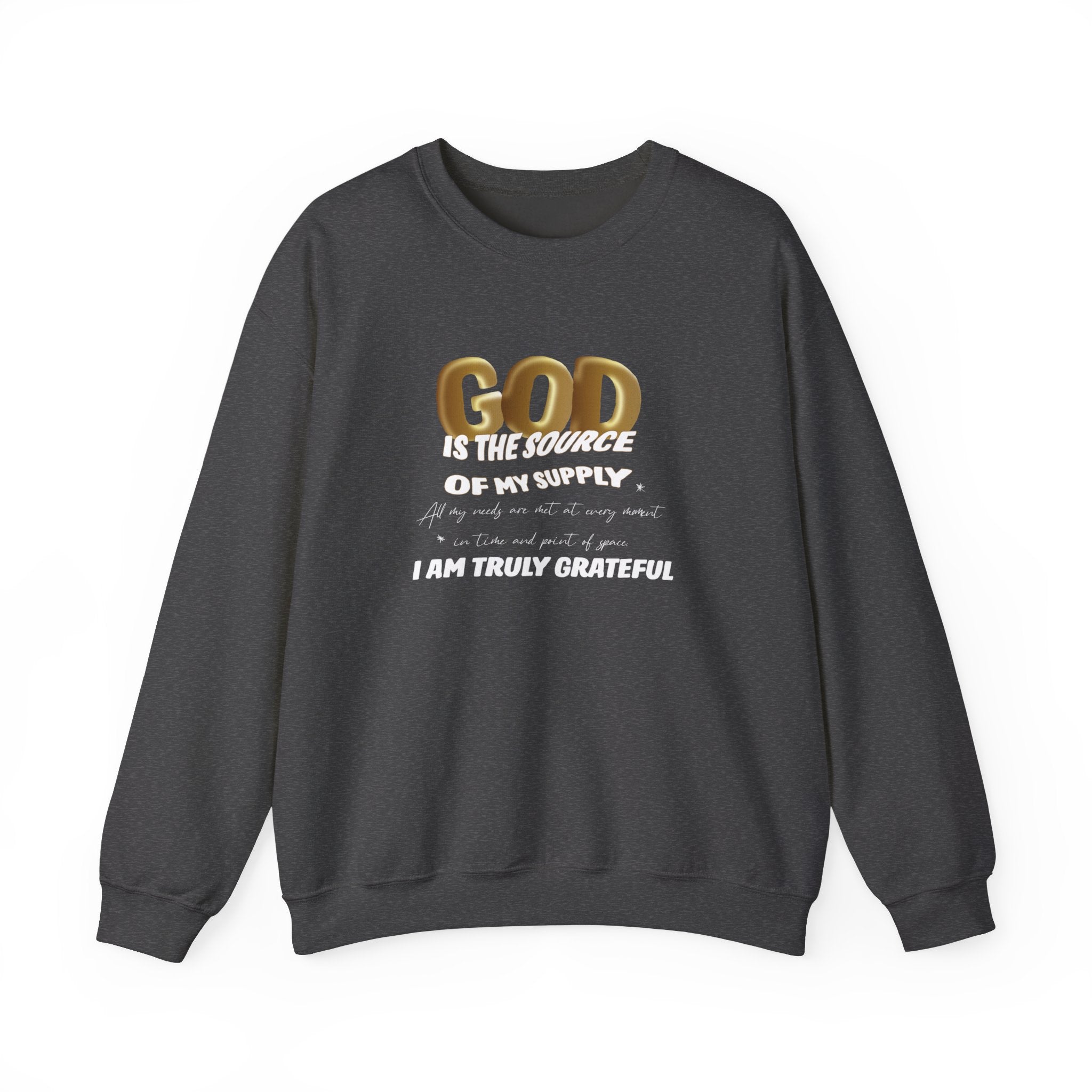 GOD is the Source Unisex Heavy Blend™ Crewneck Sweatshirt - TBM