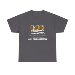 GOD is the source Unisex Heavy Cotton Tee - TBM