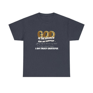 GOD is the source Unisex Heavy Cotton Tee - TBM