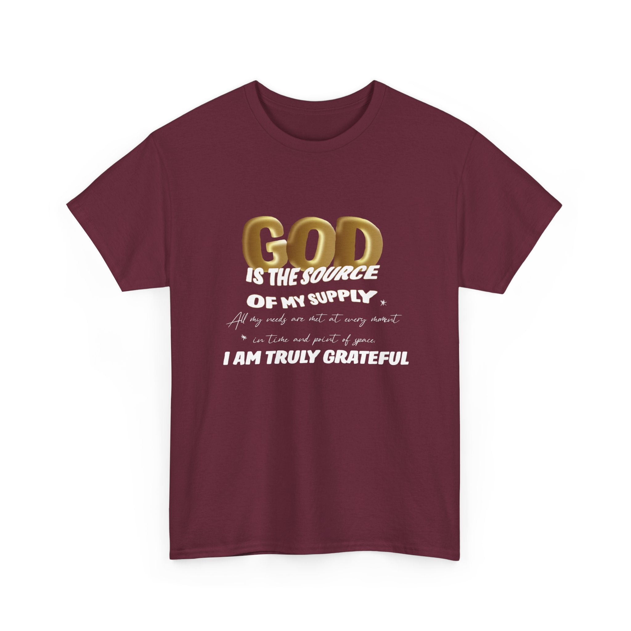 GOD is the source Unisex Heavy Cotton Tee - TBM