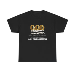 GOD is the source Unisex Heavy Cotton Tee - TBM