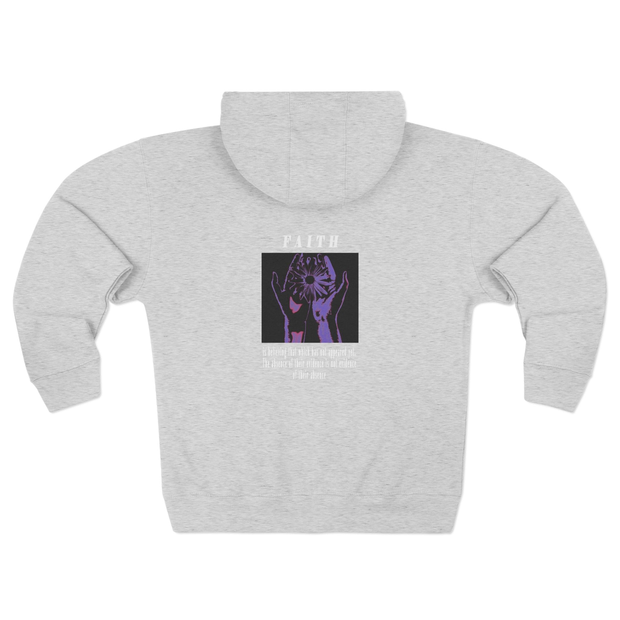 Gold Monogram Zip Hoodie β Minimal Logo White Full - Zip Hooded Sweatshirt - TBM