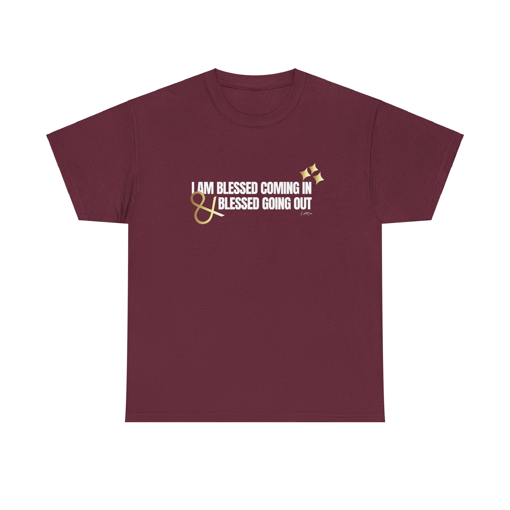 I am Blessed Comng In Unisex Heavy Cotton Tee - TBM