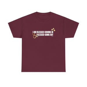 I am Blessed Comng In Unisex Heavy Cotton Tee - TBM