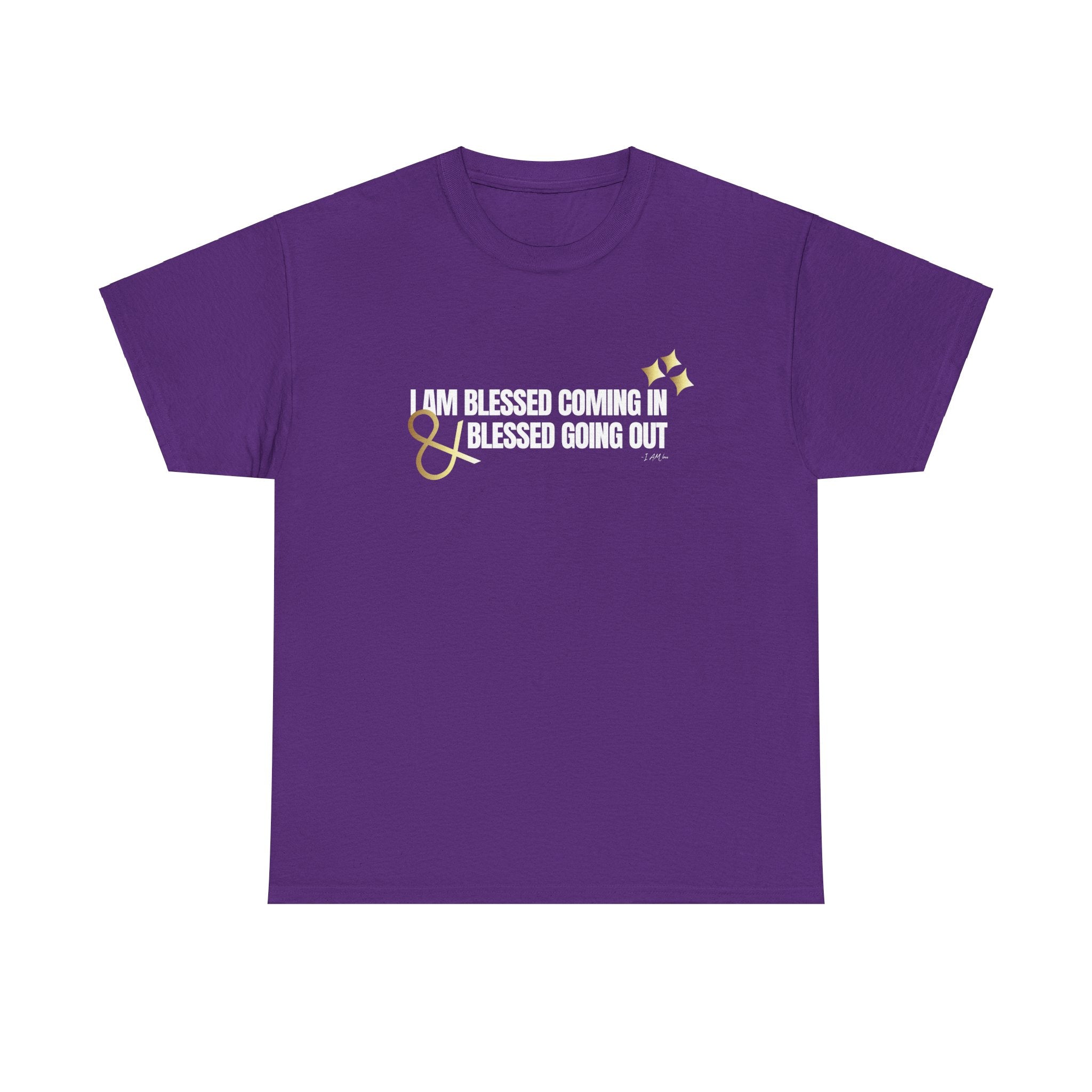 I am Blessed Comng In Unisex Heavy Cotton Tee - TBM