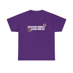 I am Blessed Comng In Unisex Heavy Cotton Tee - TBM