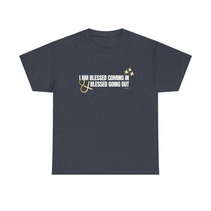 I am Blessed Comng In Unisex Heavy Cotton Tee - TBM