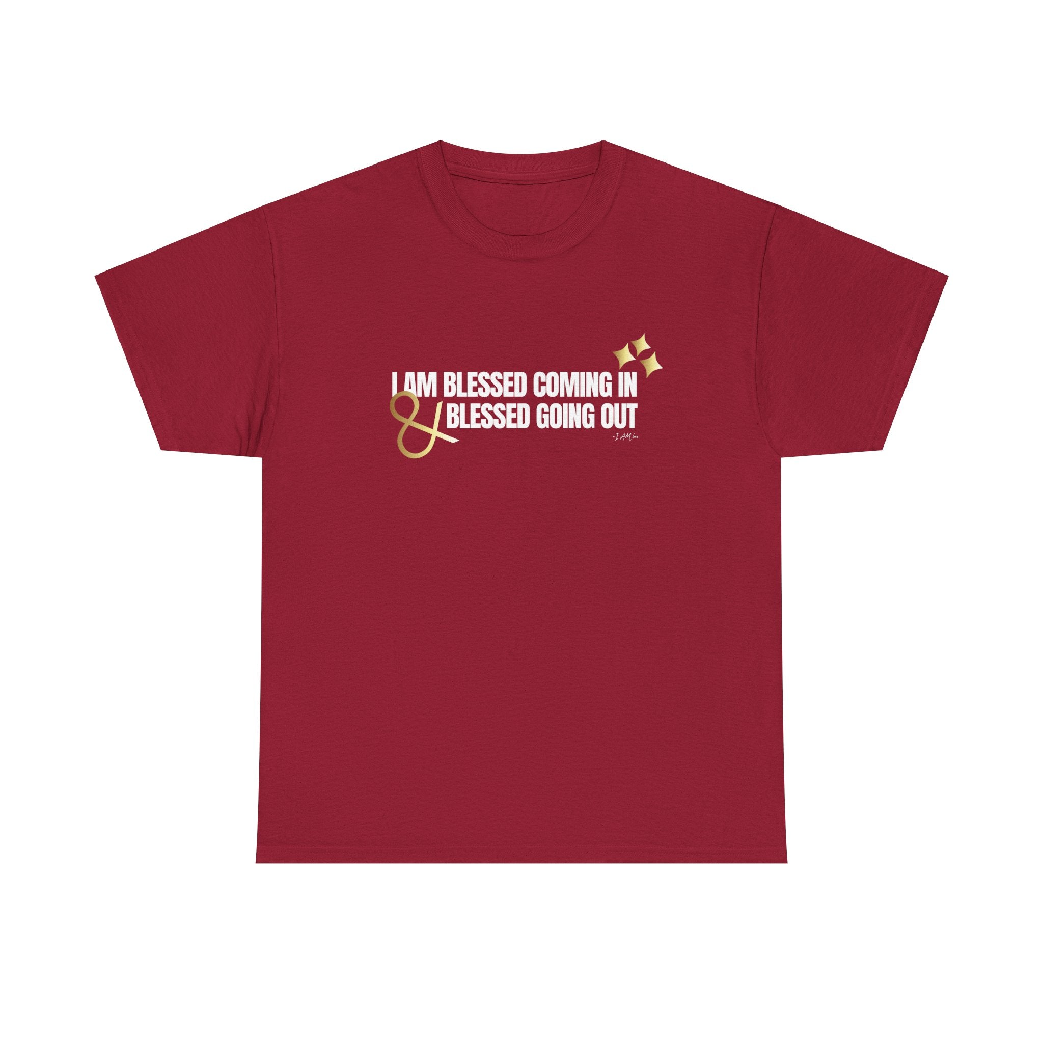 I am Blessed Comng In Unisex Heavy Cotton Tee - TBM