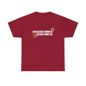 I am Blessed Comng In Unisex Heavy Cotton Tee - TBM