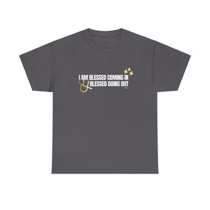 I am Blessed Comng In Unisex Heavy Cotton Tee - TBM
