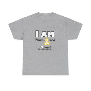 I am patient Unisex Heavy Cotton Tee - TBM
