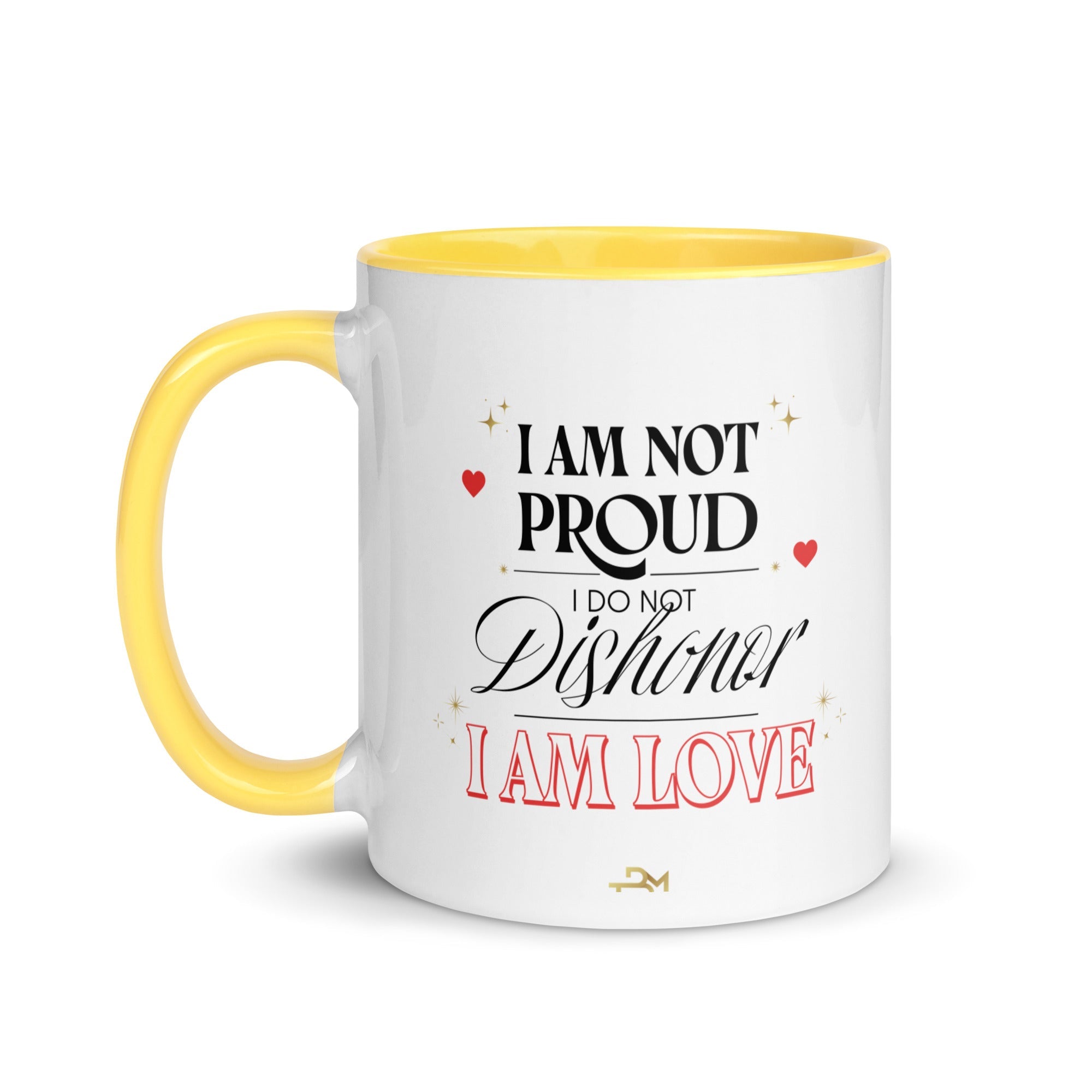 I AM PROUD, I AM LOVE Mug with Color Inside - TBM