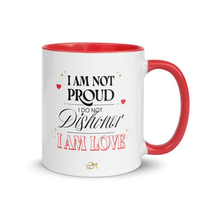 I AM PROUD, I AM LOVE Mug with Color Inside - TBM
