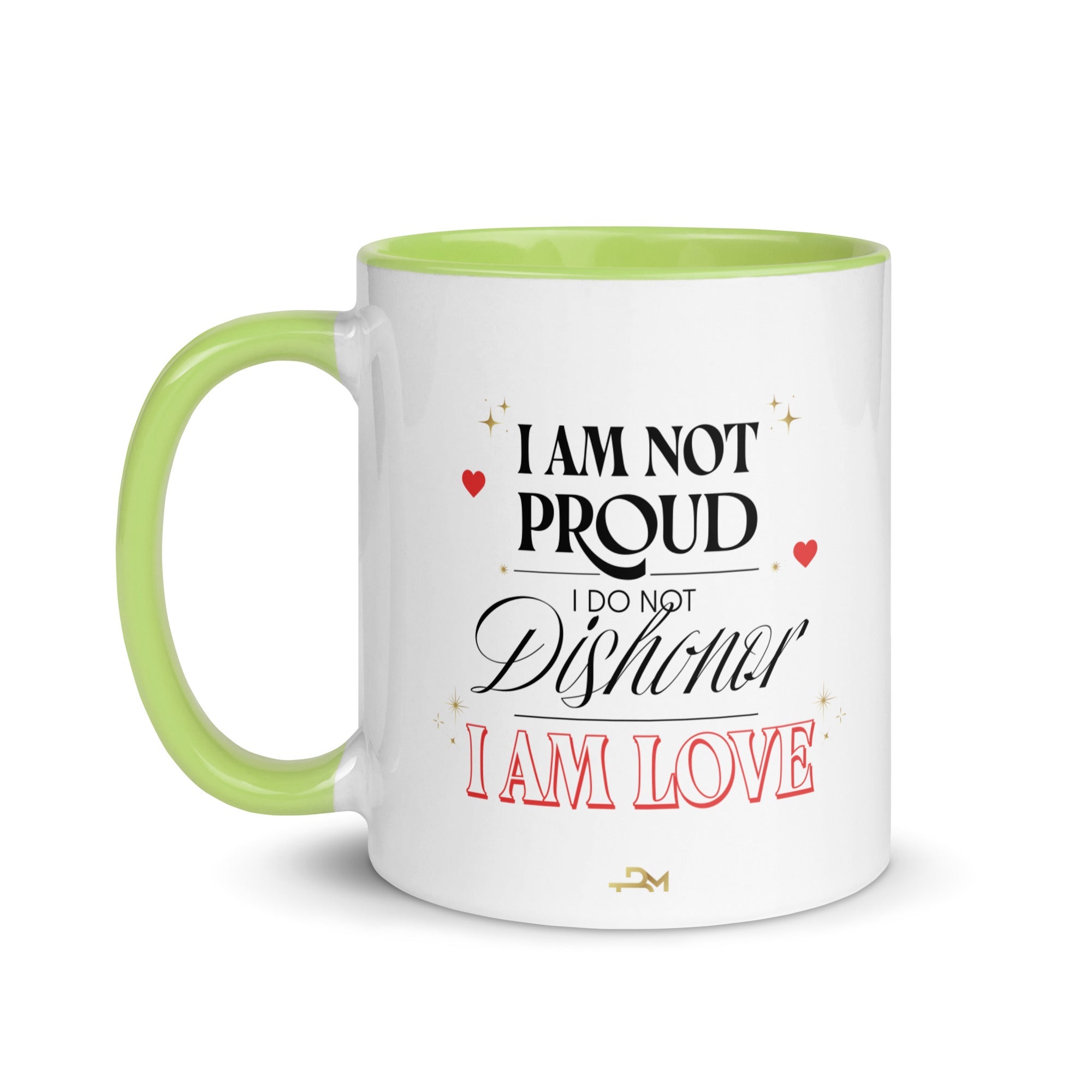 I AM PROUD, I AM LOVE Mug with Color Inside - TBM