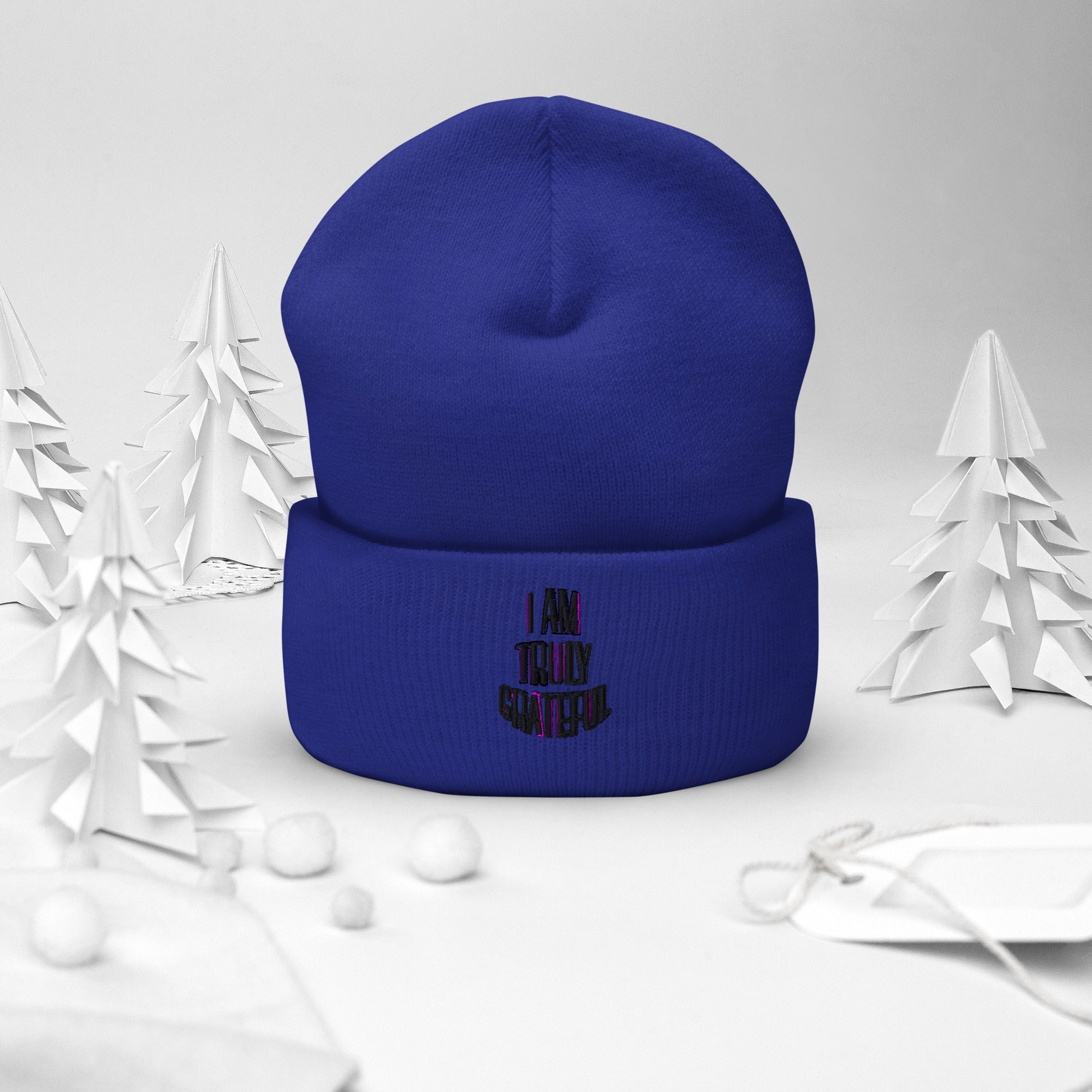 I AM TRULY GRATEFUL Cuffed Beanie - TBM
