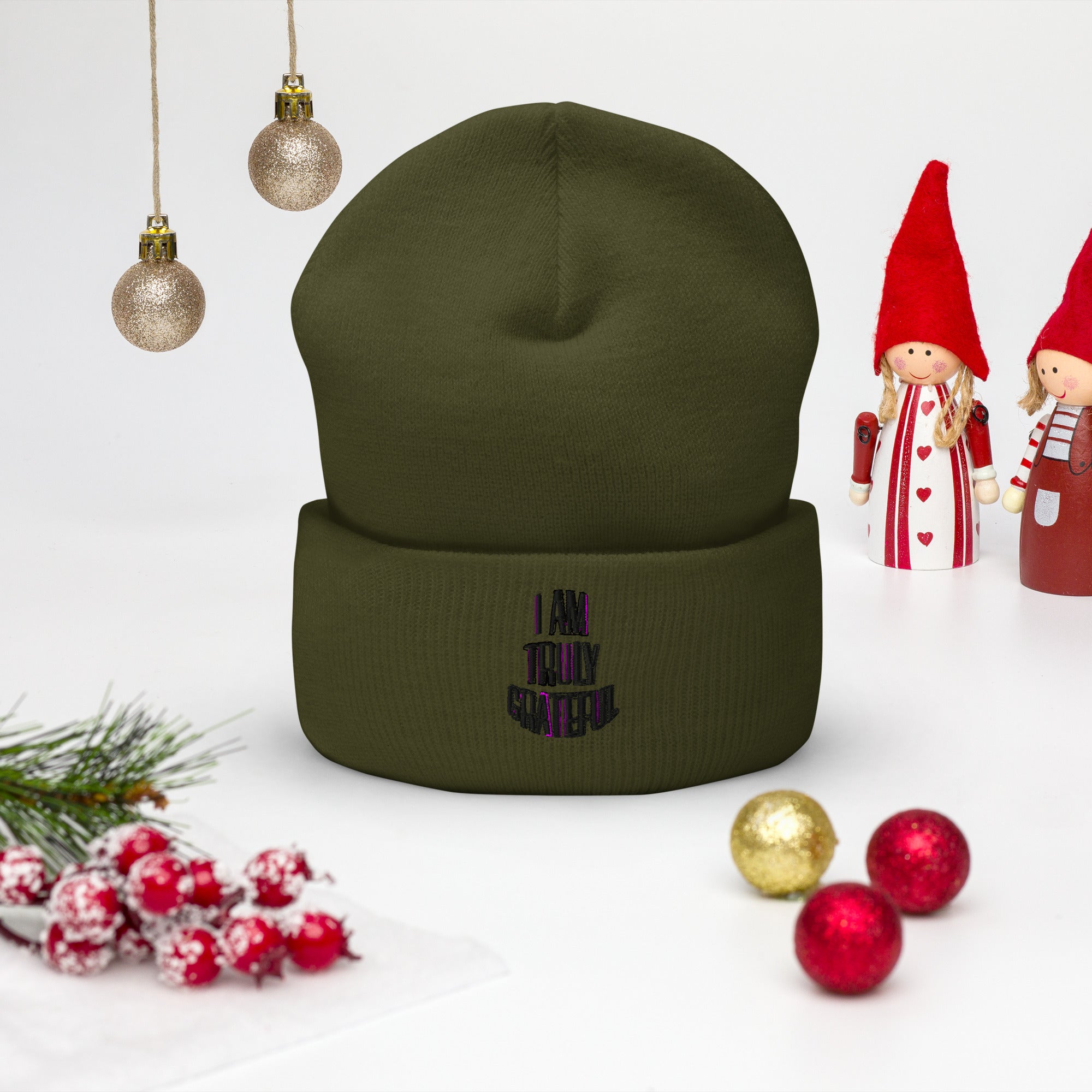 I AM TRULY GRATEFUL Cuffed Beanie - TBM