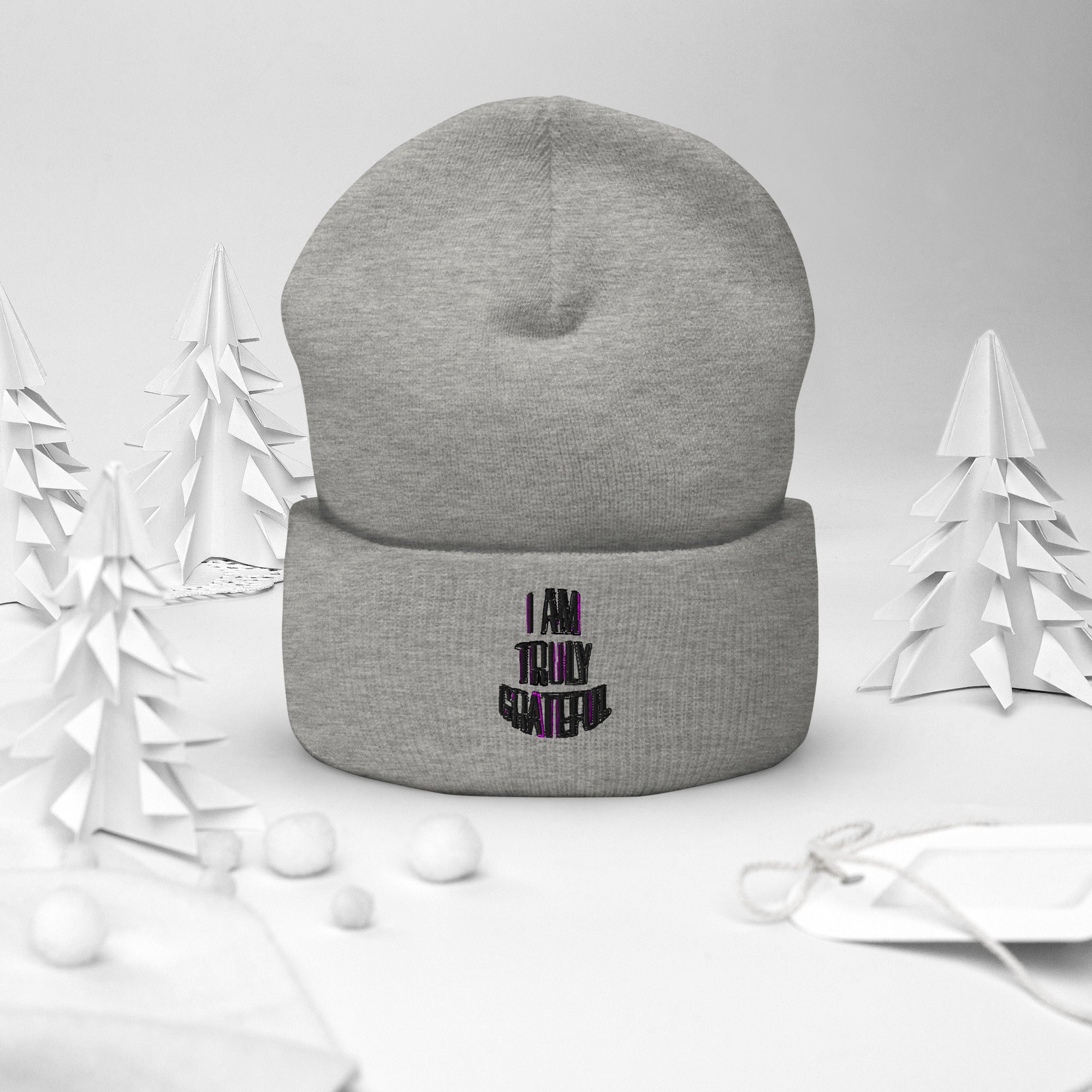 I AM TRULY GRATEFUL Cuffed Beanie - TBM