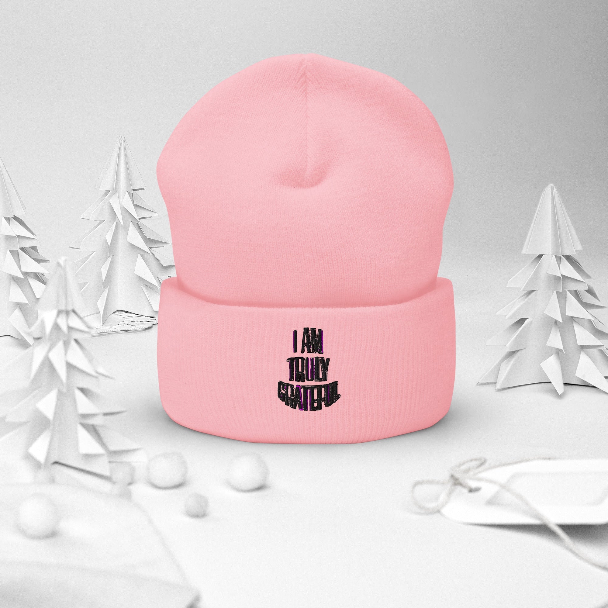 I AM TRULY GRATEFUL Cuffed Beanie - TBM