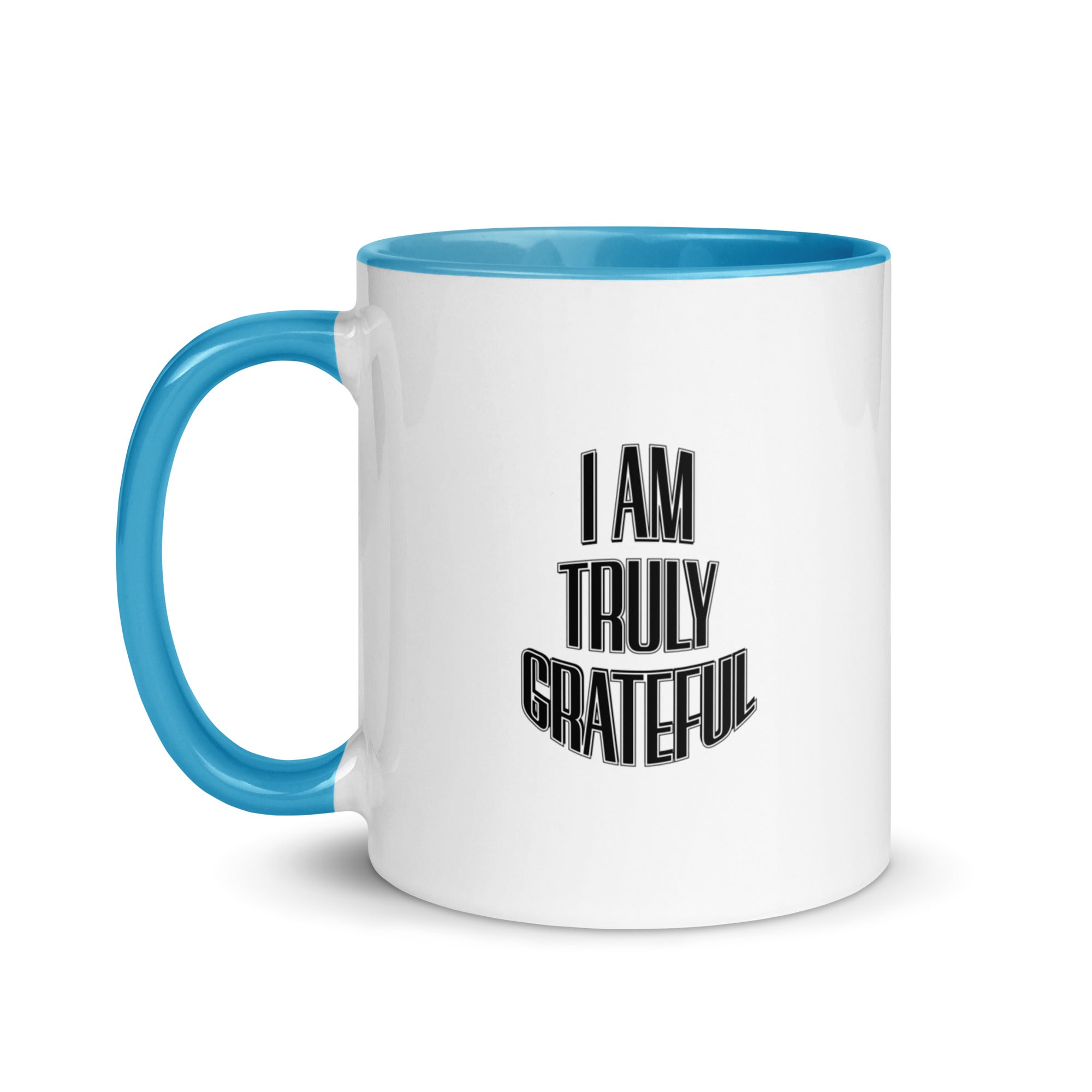 I AM TRULY GRATEFUL Mug with Color Inside - TBM