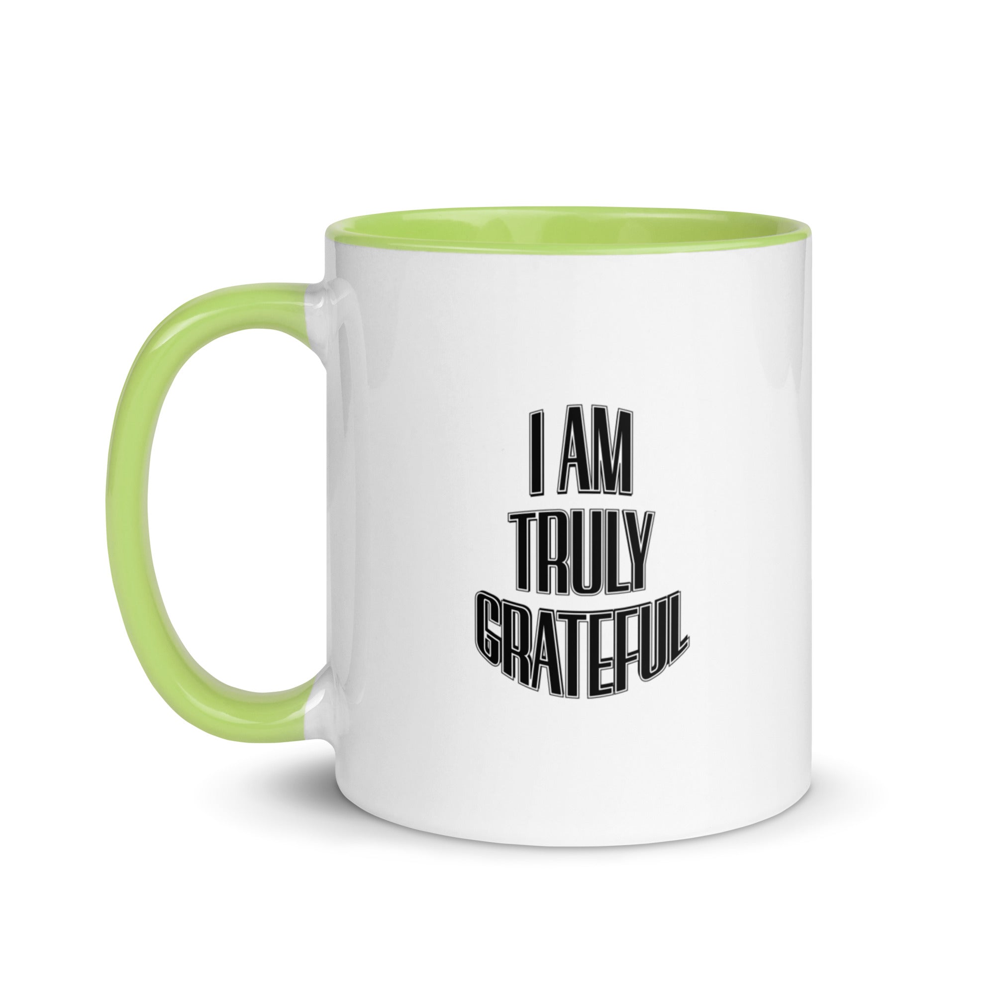 I AM TRULY GRATEFUL Mug with Color Inside - TBM