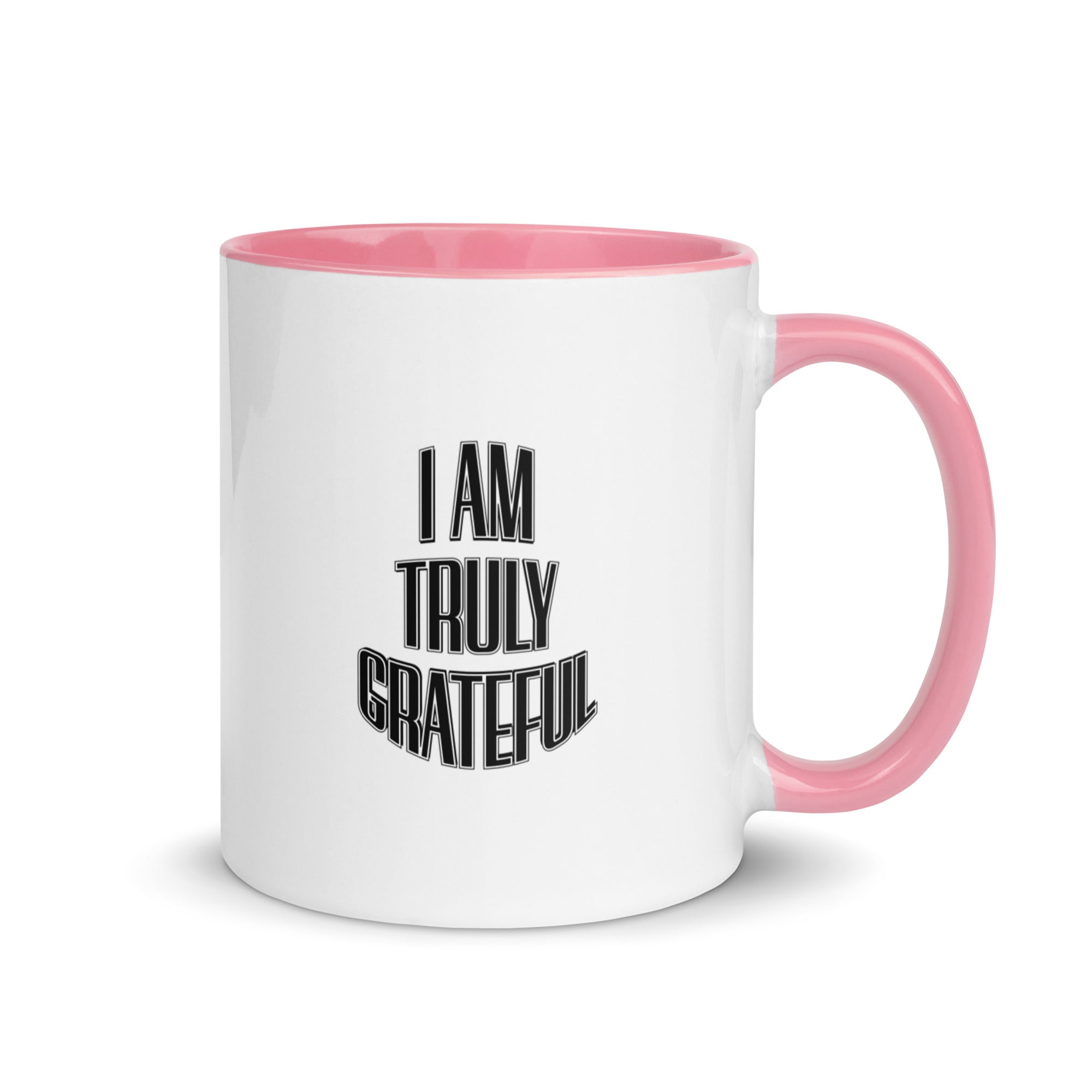 I AM TRULY GRATEFUL Mug with Color Inside - TBM