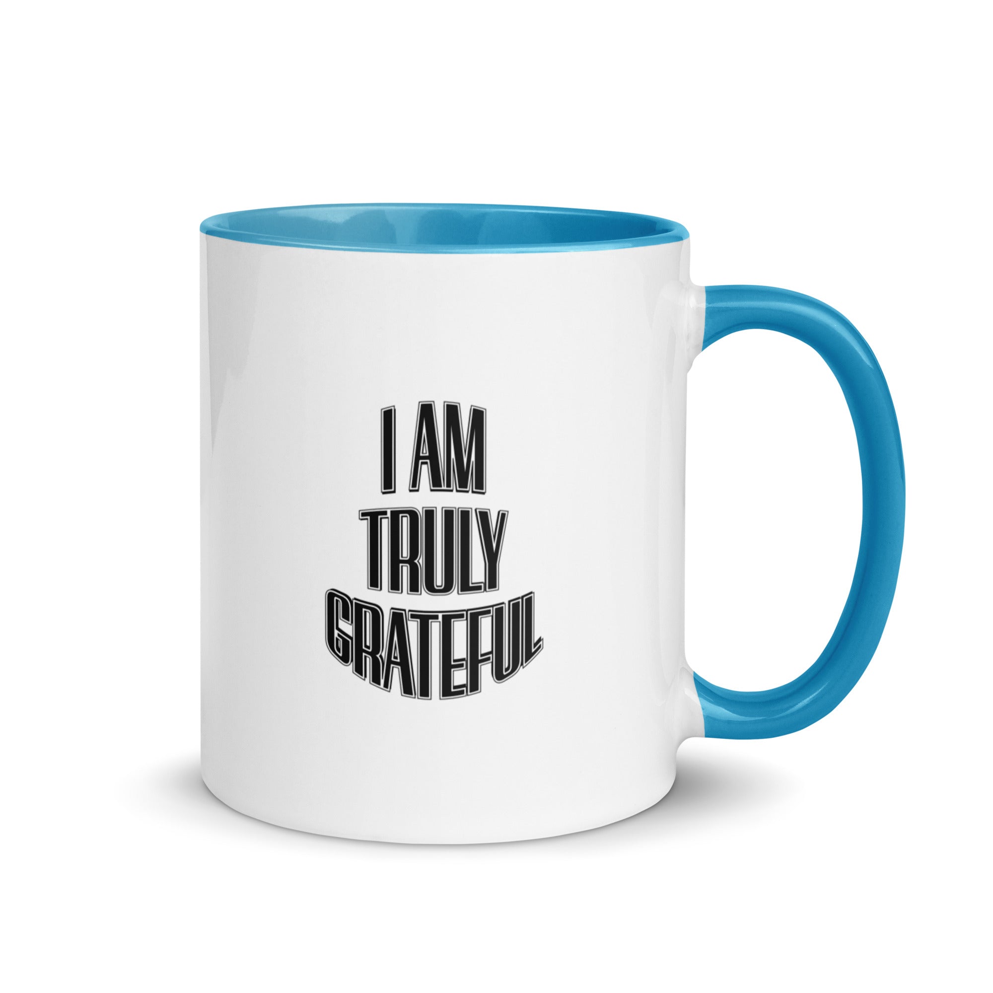 I AM TRULY GRATEFUL Mug with Color Inside - TBM