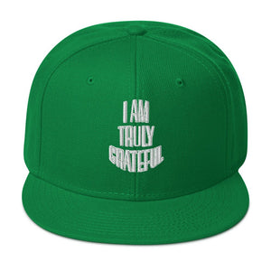 I am Truly Grateful Snapback Hat - TBM