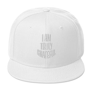 I am Truly Grateful Snapback Hat - TBM