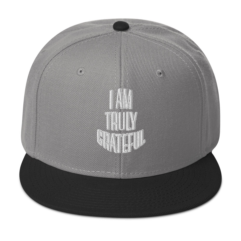 I am Truly Grateful Snapback Hat - TBM