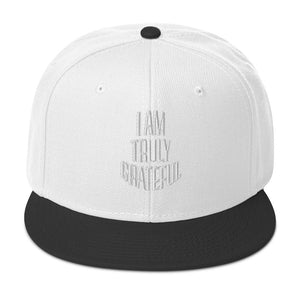 I am Truly Grateful Snapback Hat - TBM