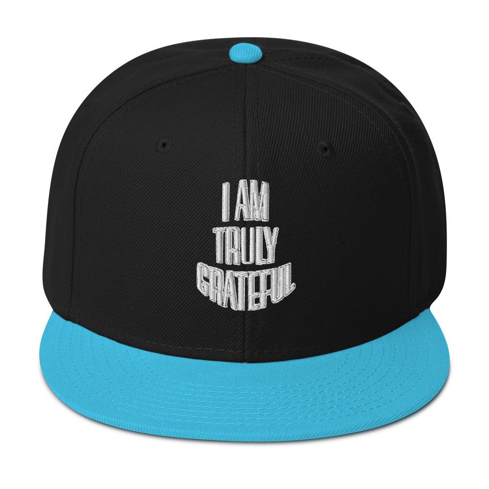 I am Truly Grateful Snapback Hat - TBM