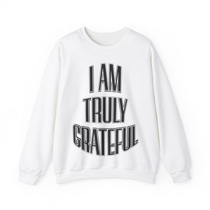 I AM TRULY GRATEFUL Unisex Heavy Blend™ Crewneck Sweatshirt - TBM