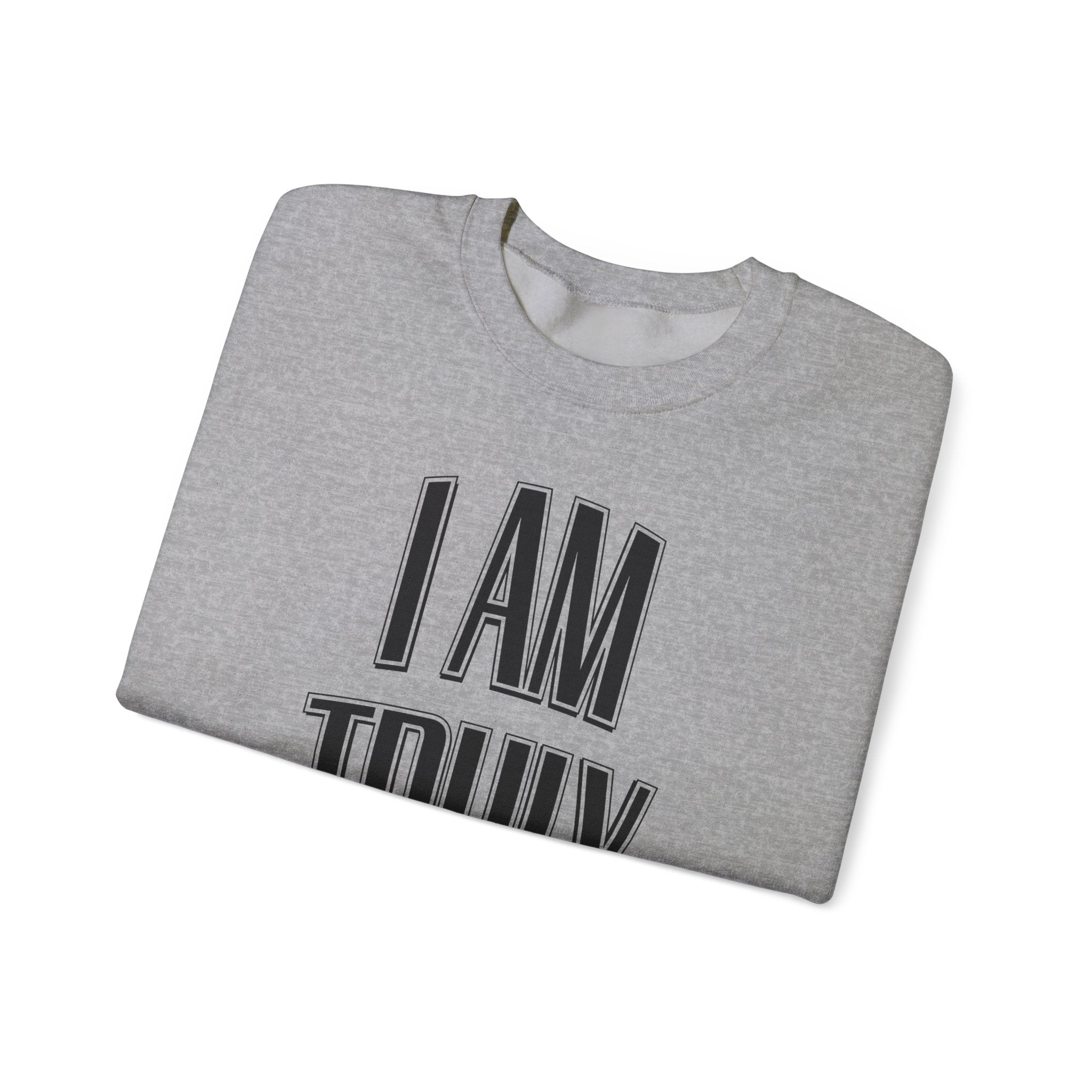 I AM TRULY GRATEFUL Unisex Heavy Blend™ Crewneck Sweatshirt - TBM
